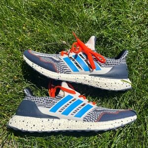 Adidas Ultraboost 5.0 DNA Sneaker Running Shoe Blue White Orange GV8734 Men 12
